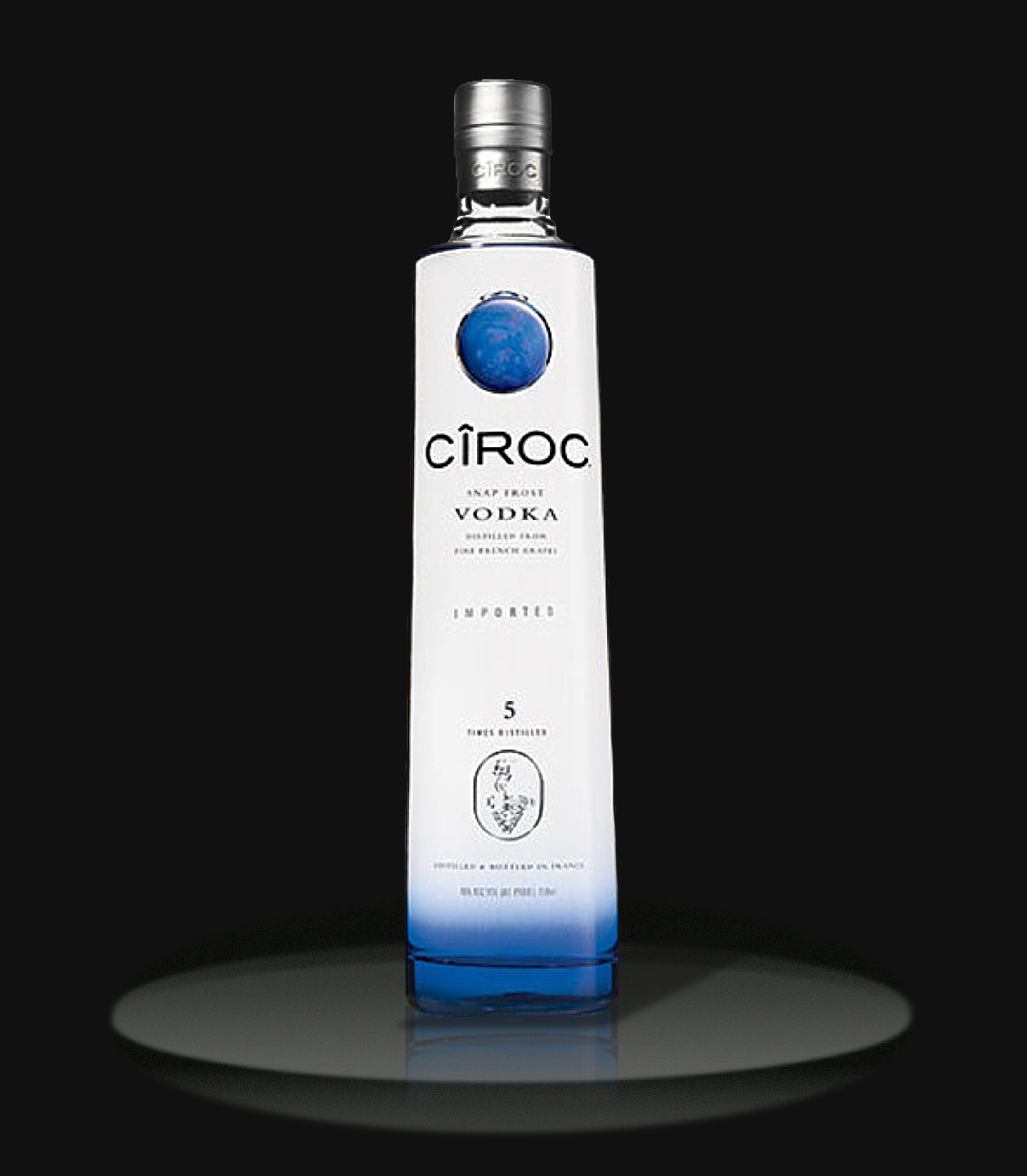 Ciroc French Vodka Round Bottle Glorifier
